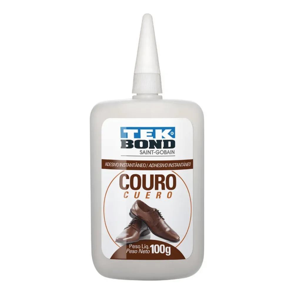 Cola adesivo instantâneo TekBond Couro