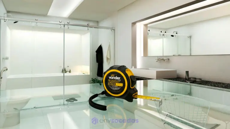 Como Medir Box de Banheiro com Trena Manual e Laser