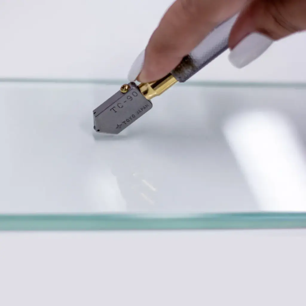 Cortador de vidro diamantado comum (lápis)