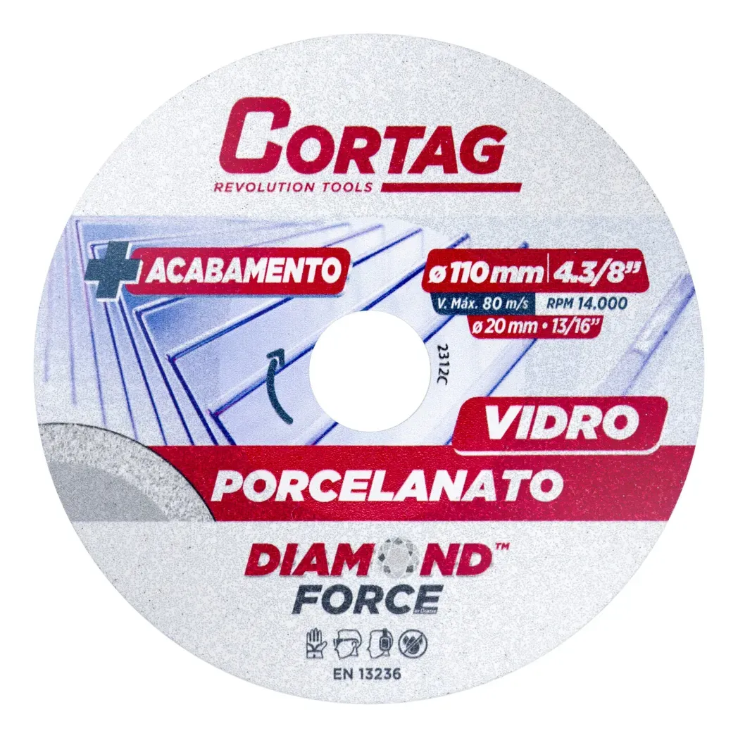 Disco de Corte Diamantado 110mm (Cortag)