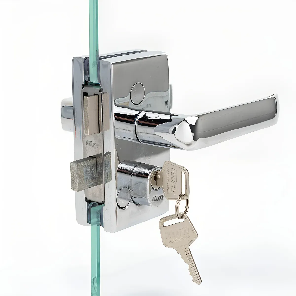 Fechadura 1520 com Maçaneta Vidro-Alvenaria