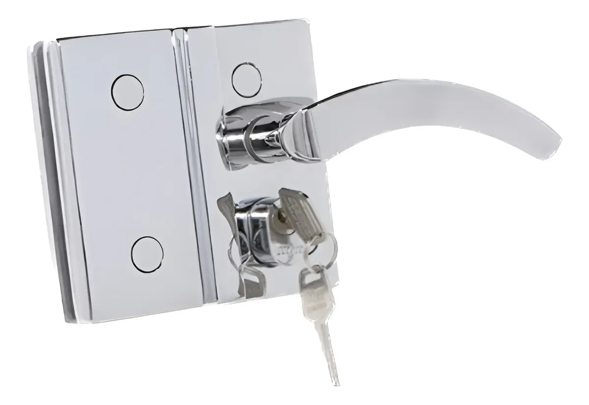 Fechadura de Embutir 1520 Maçaneta Vidro-Vidro