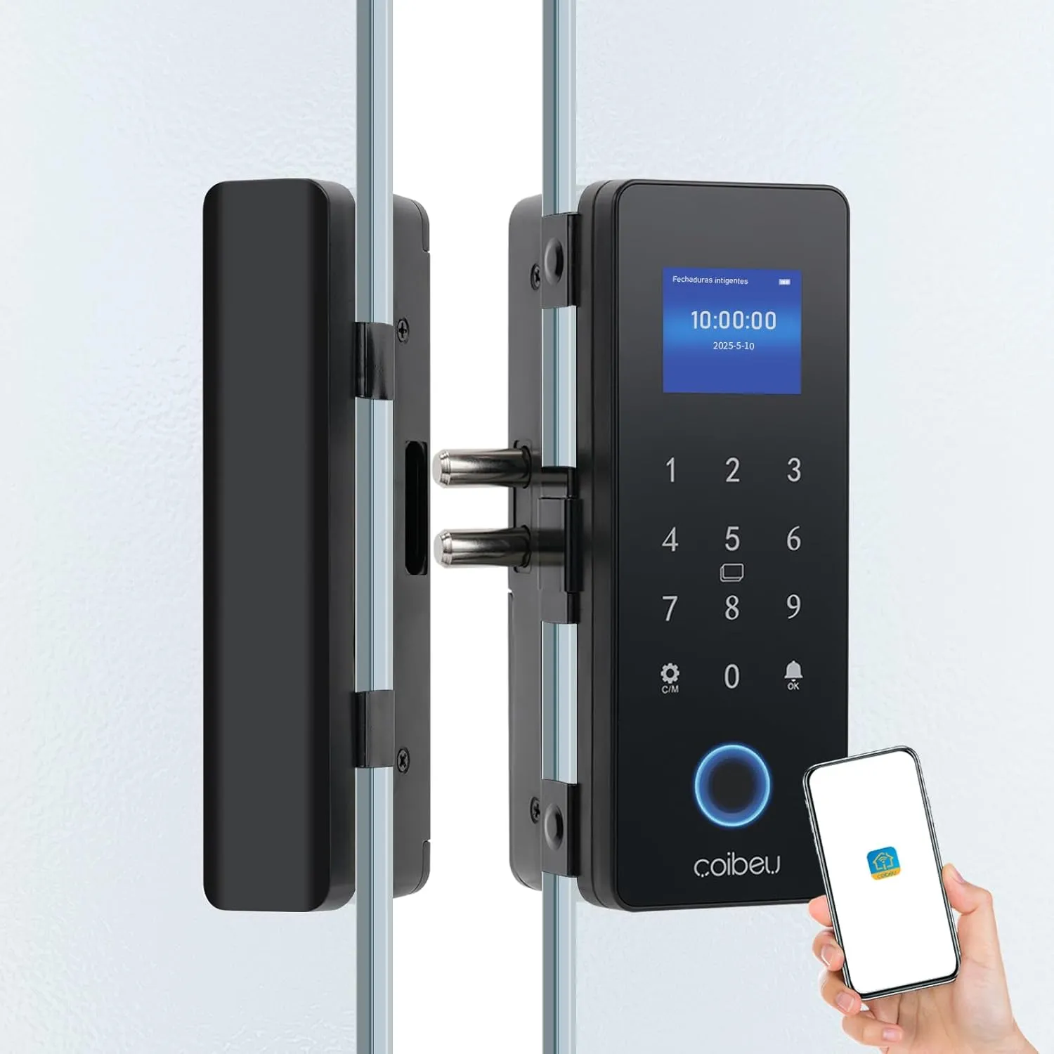 Fechadura Eletrônica Digital Biométrica WKZW-B6