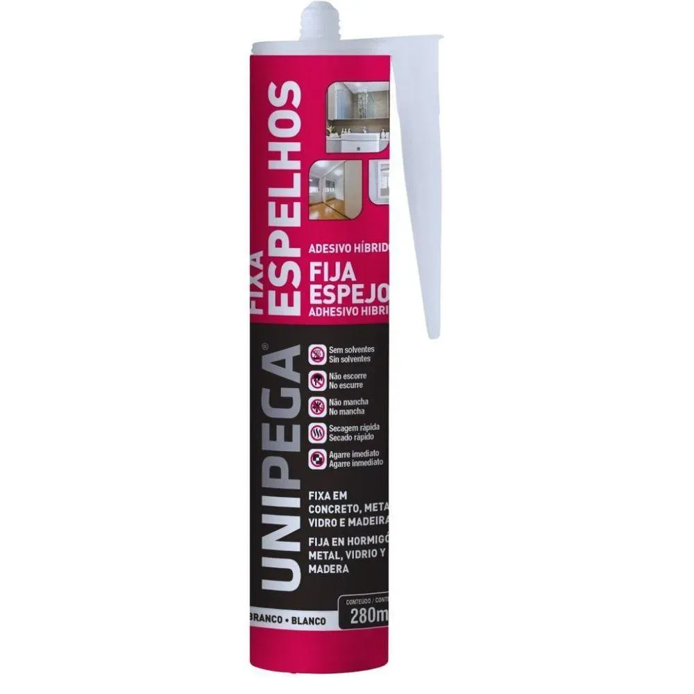 Fixa Espelho Híbrido 400g (Unipega)