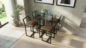 Melhores Conjuntos de Mesas de Jantar de Vidro