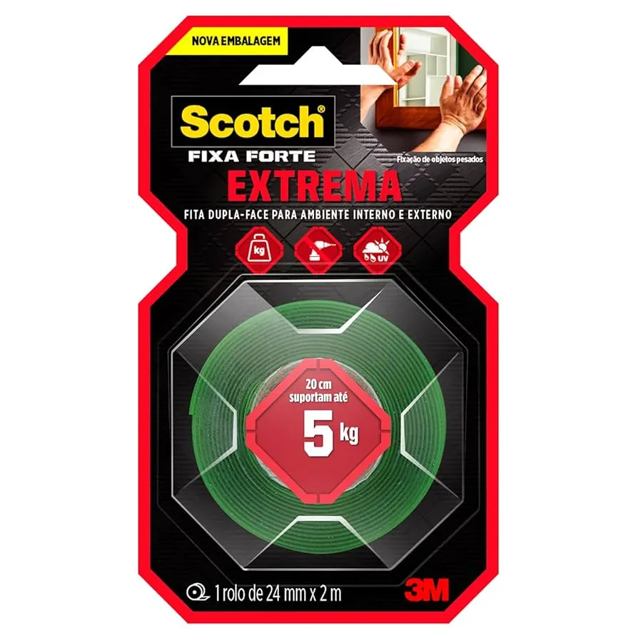 Fita Fixação Extrema 3M (Scotch)