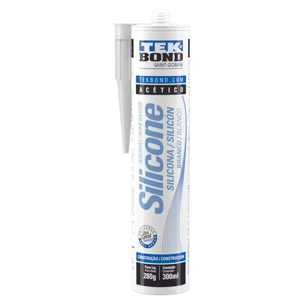 Silicone Acético Branco 280G TekBond