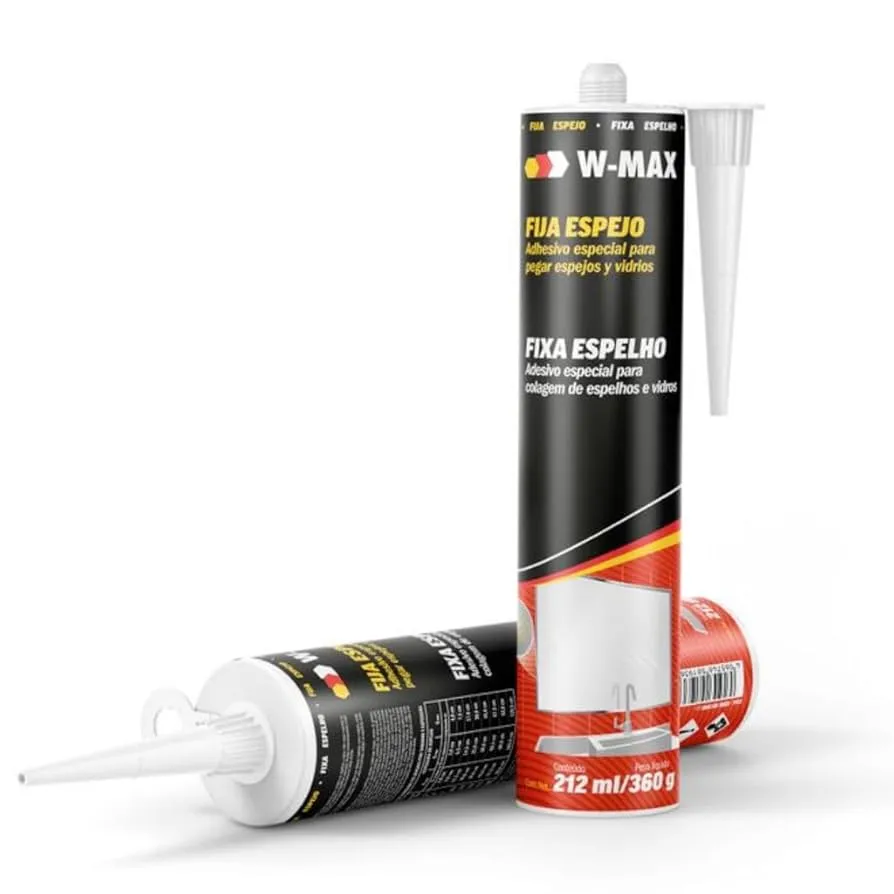 Silicone Fixa Espelho 360g (W-Max Wurth)