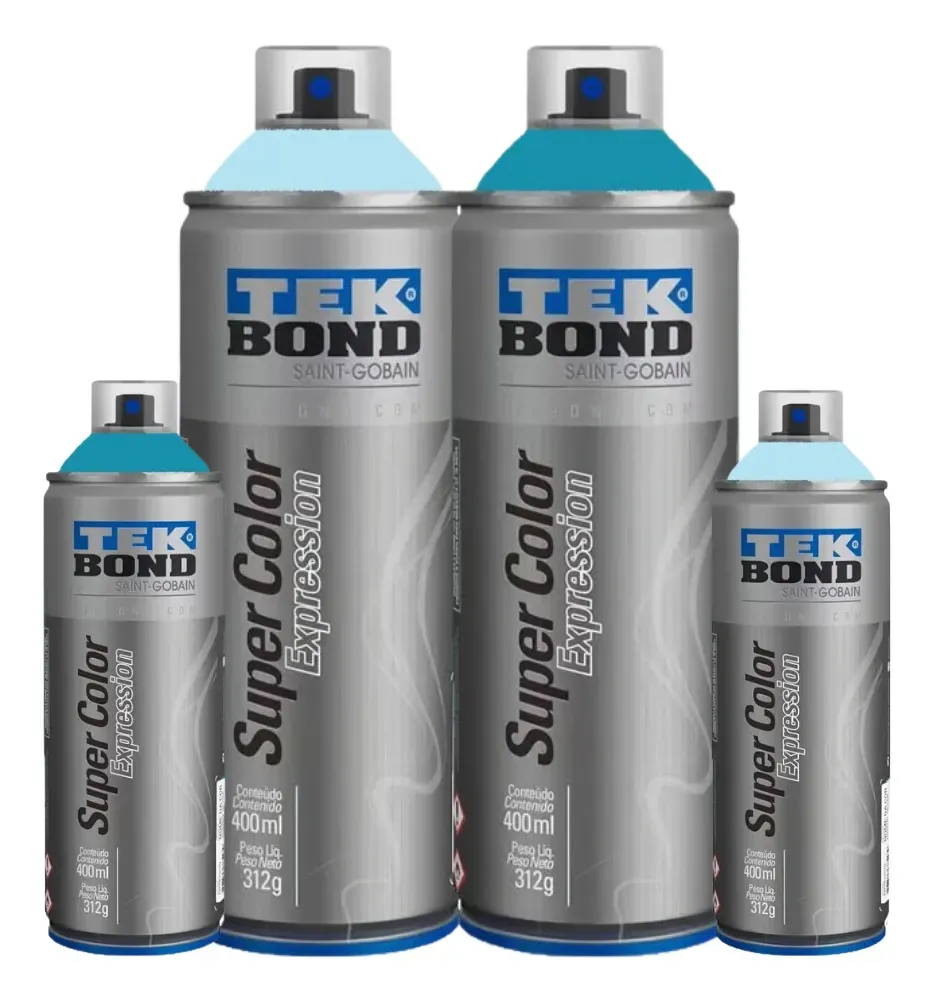 Tinta Spray Expression Azul 400mL TekBond