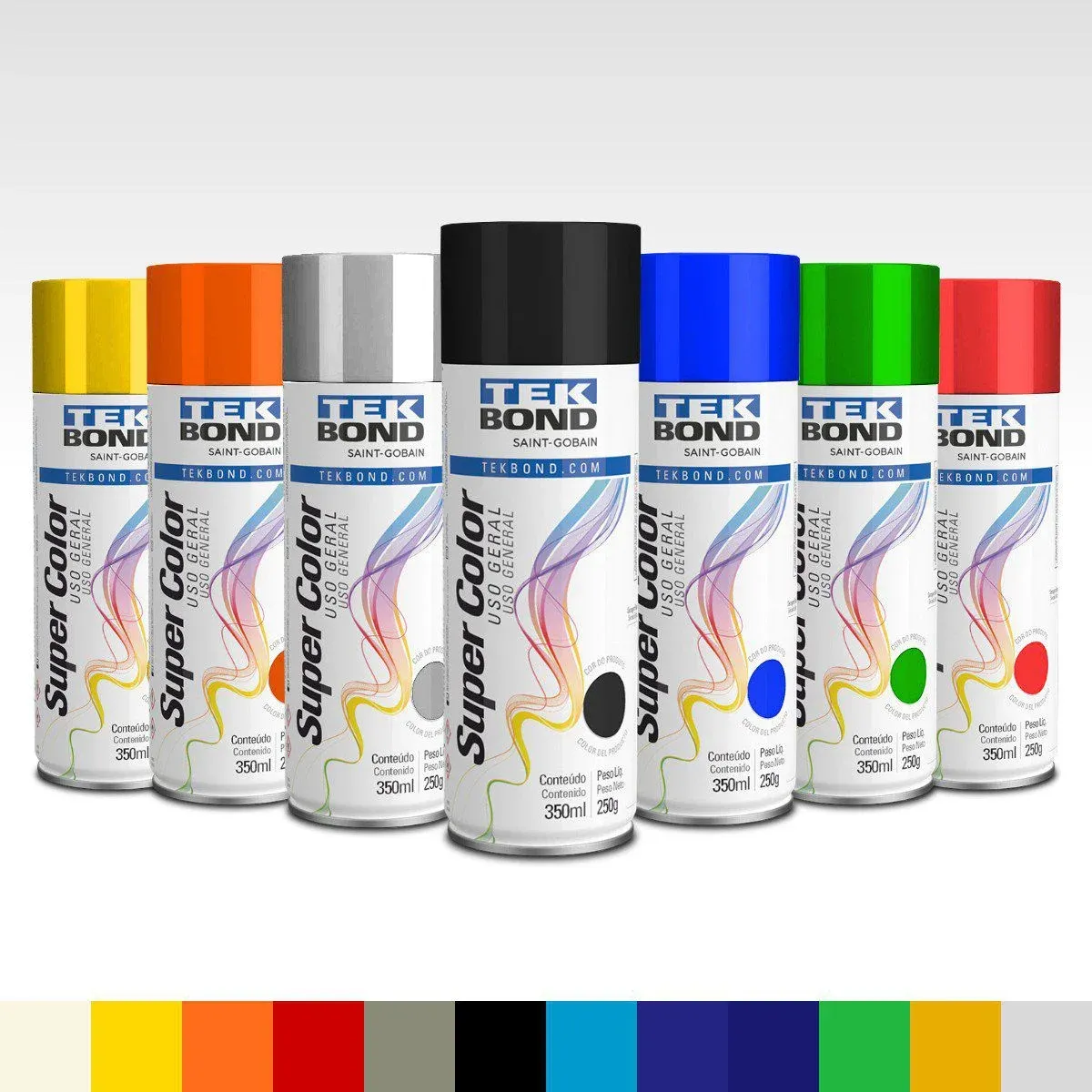 Tinta Uso Geral 350mL TekBond (Várias Cores)